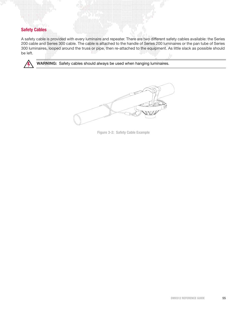 Safety cables | PRG DMX Reference Guide 5.4 User Manual | Page 63 / 166