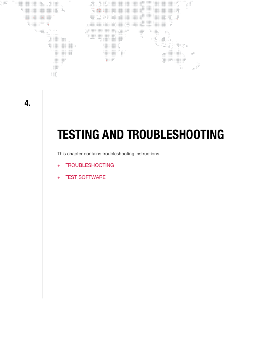 Testing and troubleshooting, Chapter 4. testing and troubleshooting | PRG DMX Reference Guide 5.4 User Manual | Page 91 / 166