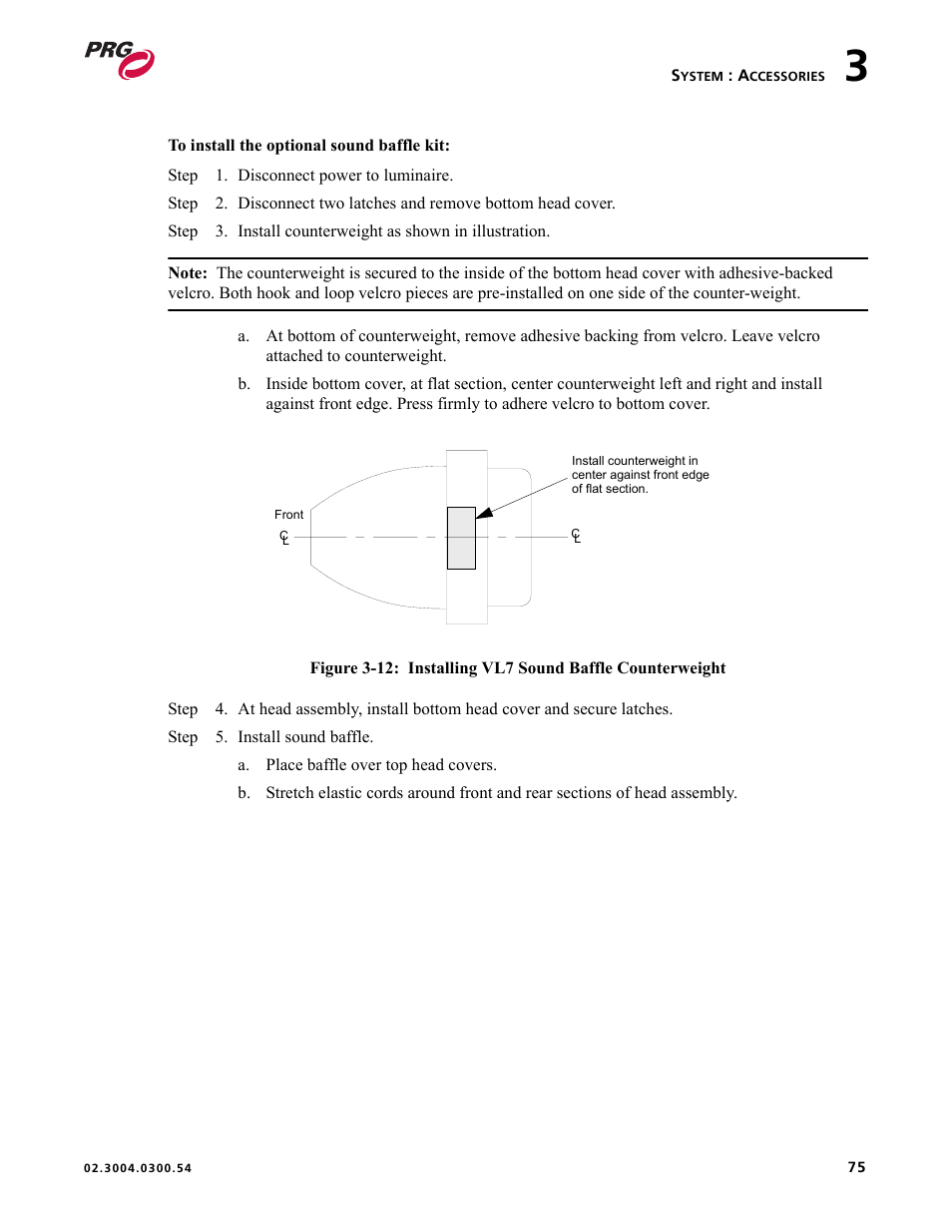 PRG Controlling VARI-LITE Equipment Using DMX 512 User Manual | Page 83 / 176