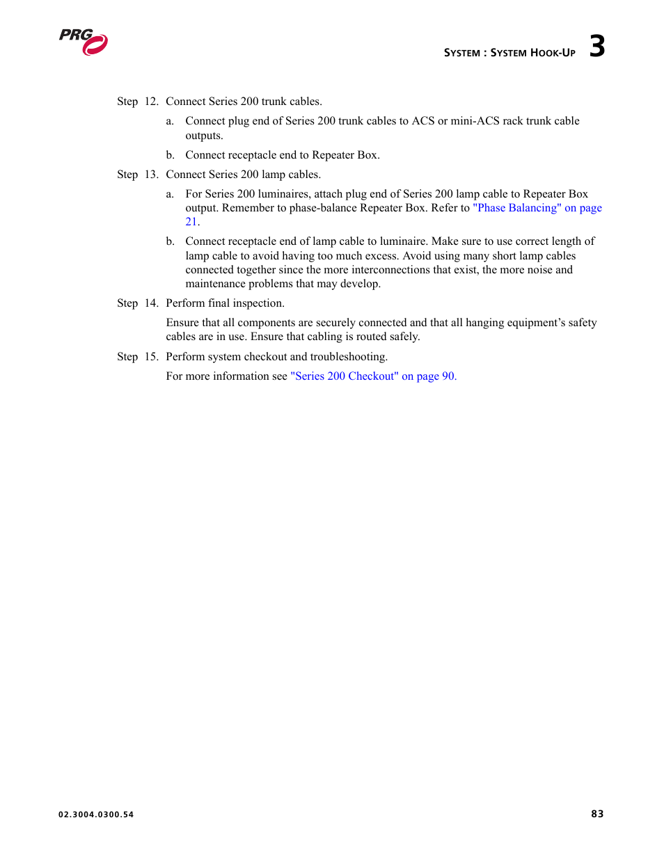 PRG Controlling VARI-LITE Equipment Using DMX 512 User Manual | Page 91 / 176