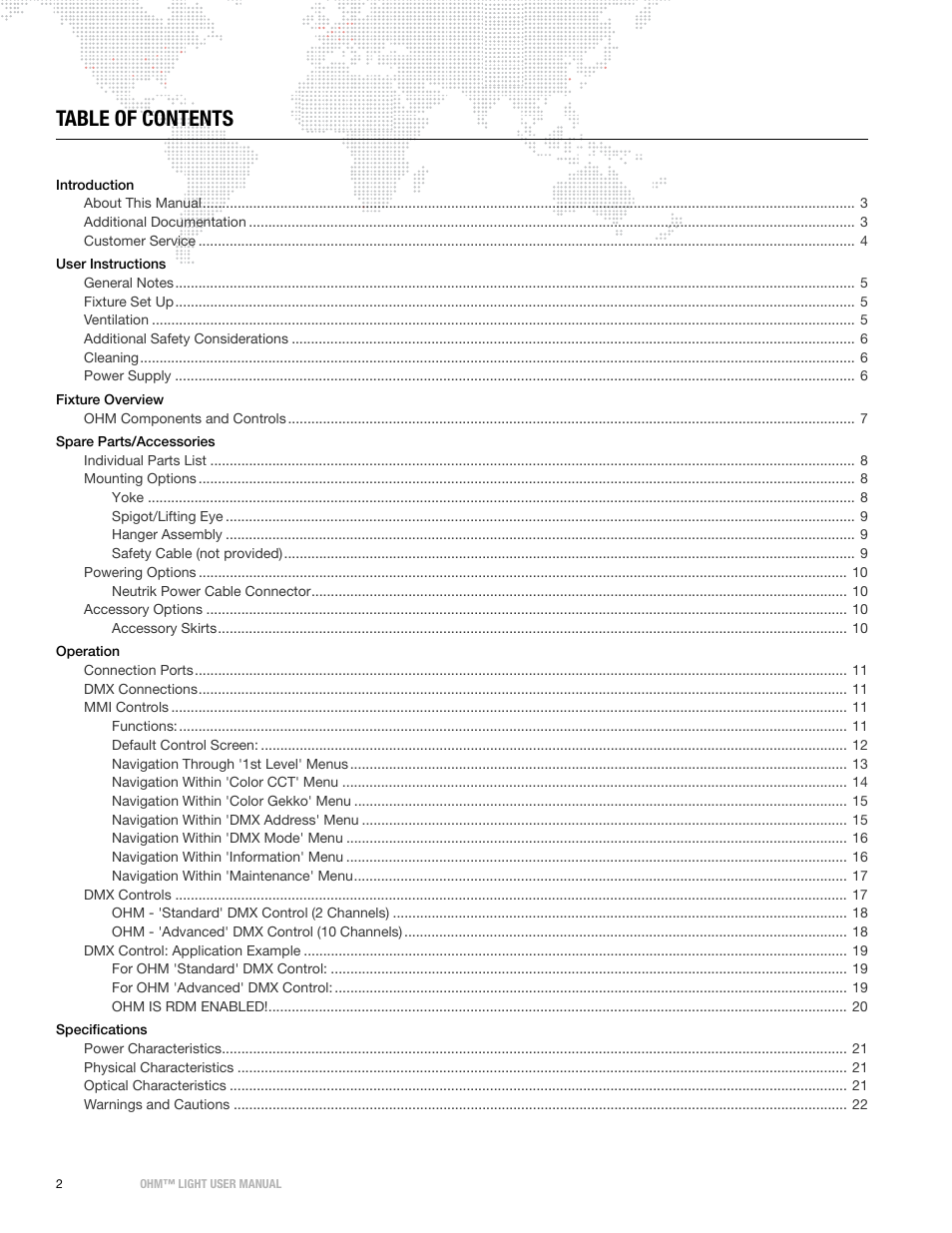 PRG OHM User Manual 1.12 User Manual | Page 4 / 26