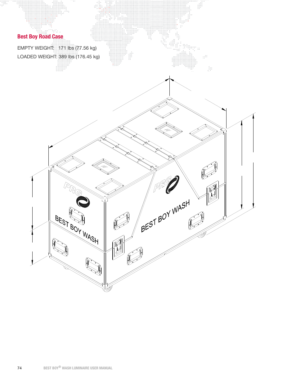 Best boy road case | PRG Best Boy Wash User Manual User Manual | Page 82 / 92