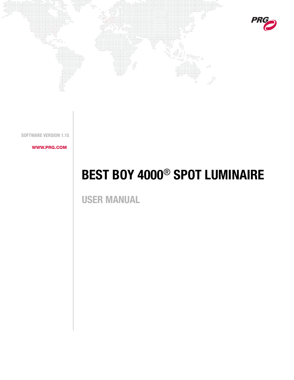 PRG Best Boy 4000 User Manual User Manual | 102 pages