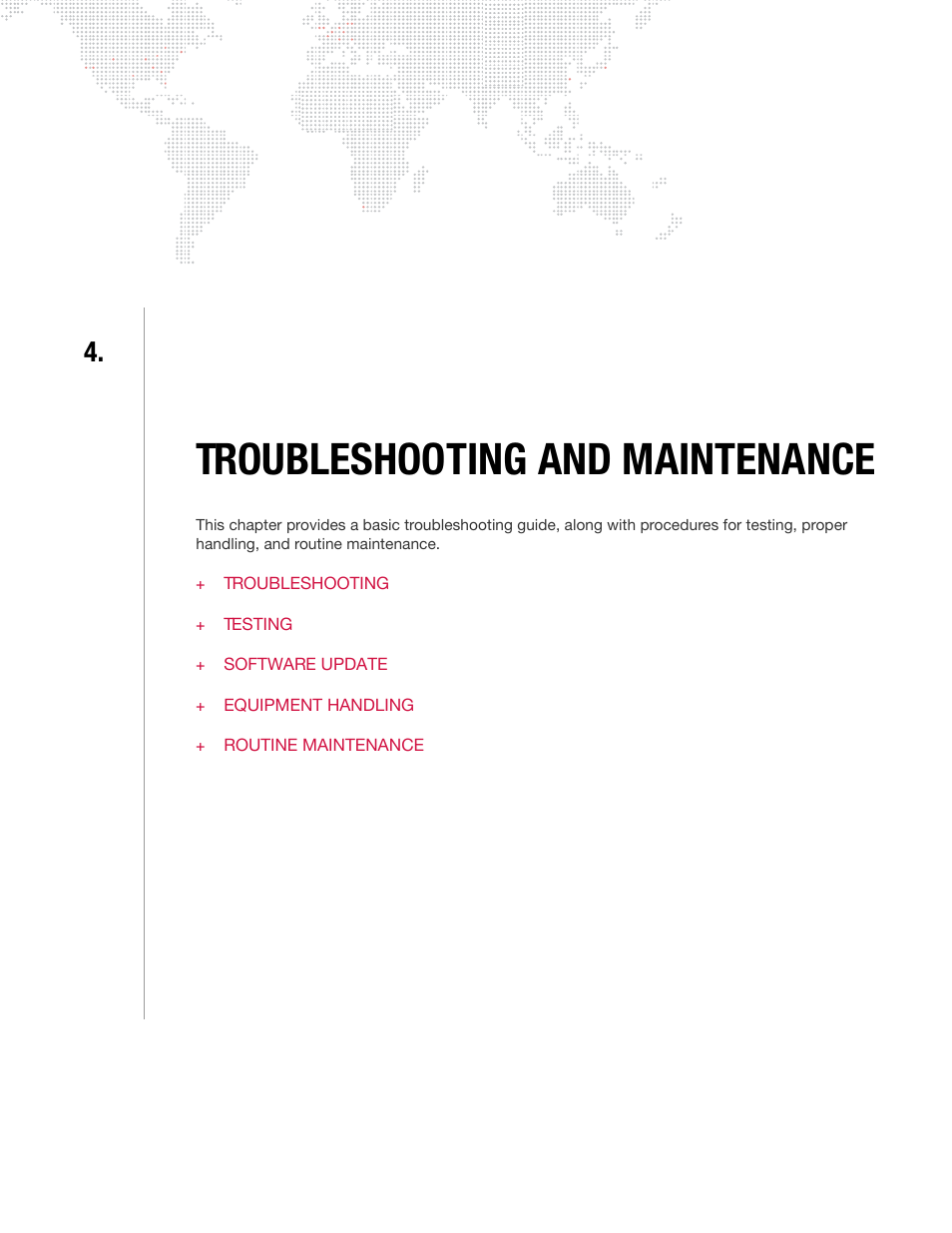 Troubleshooting and maintenance, Chapter 4. troubleshooting and maintenance | PRG Best Boy 4000 User Manual User Manual | Page 59 / 102