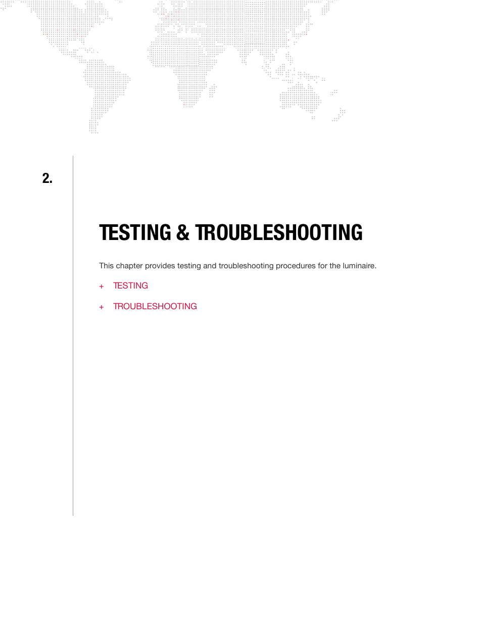 Testing & troubleshooting, Chapter 2. testing & troubleshooting | PRG Best Boy Field Service Manual User Manual | Page 19 / 120