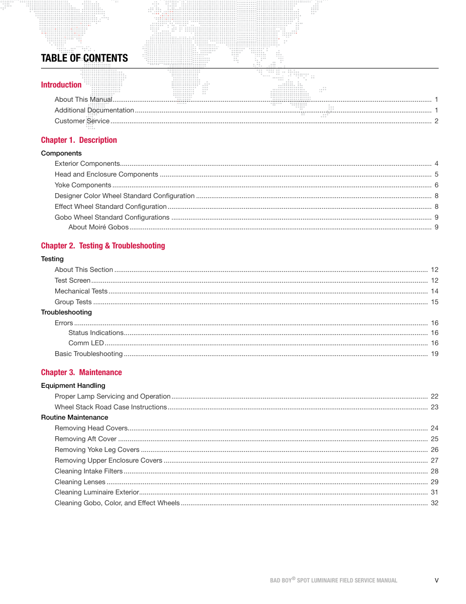 PRG Best Boy Field Service Manual User Manual | Page 7 / 120