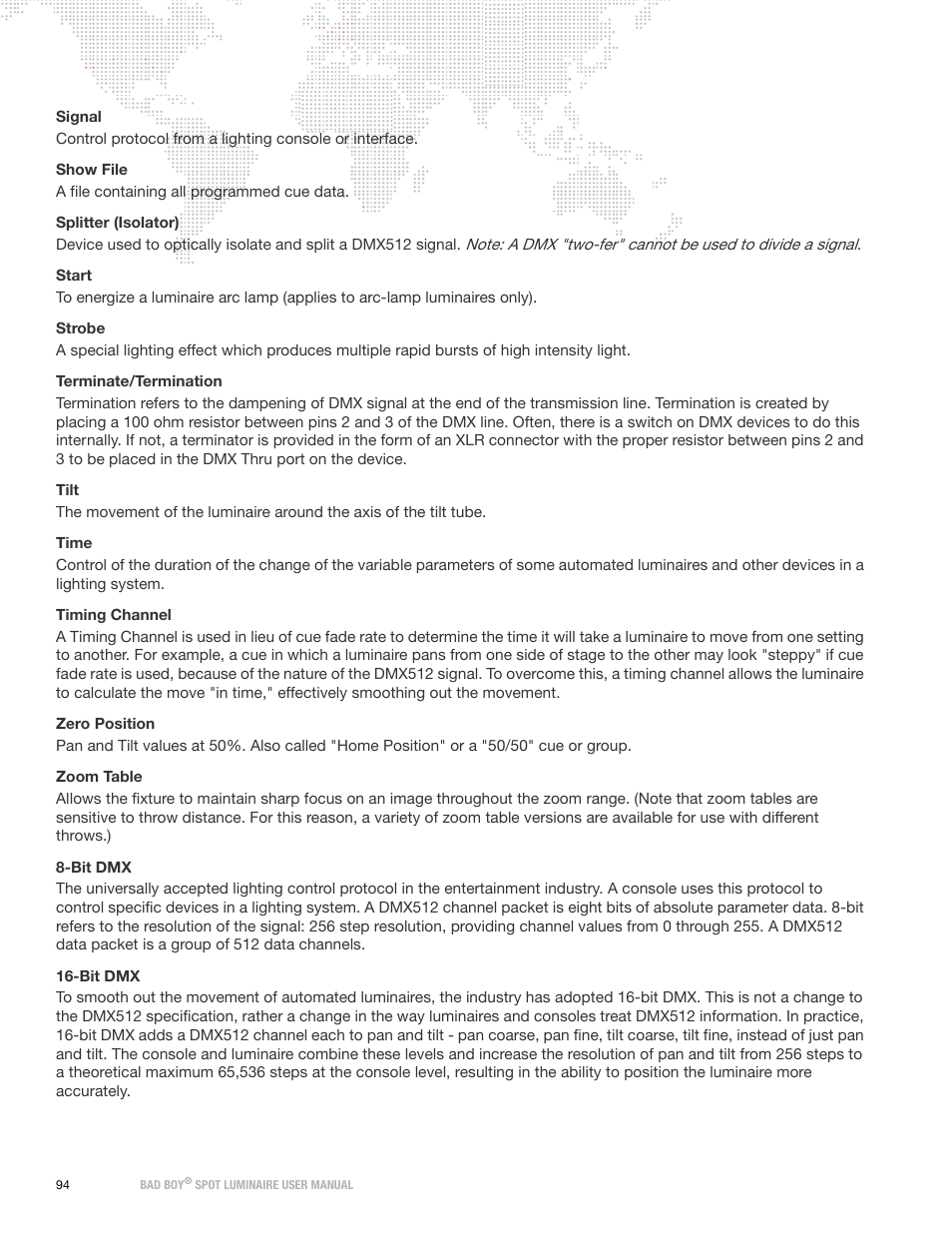 PRG Bad Boy User Manual 1.6 User Manual | Page 102 / 104