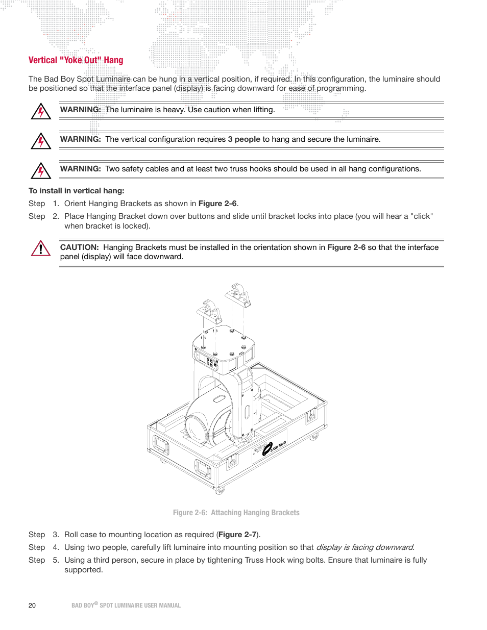 Vertical "yoke out" hang | PRG Bad Boy User Manual 1.6 User Manual | Page 28 / 104