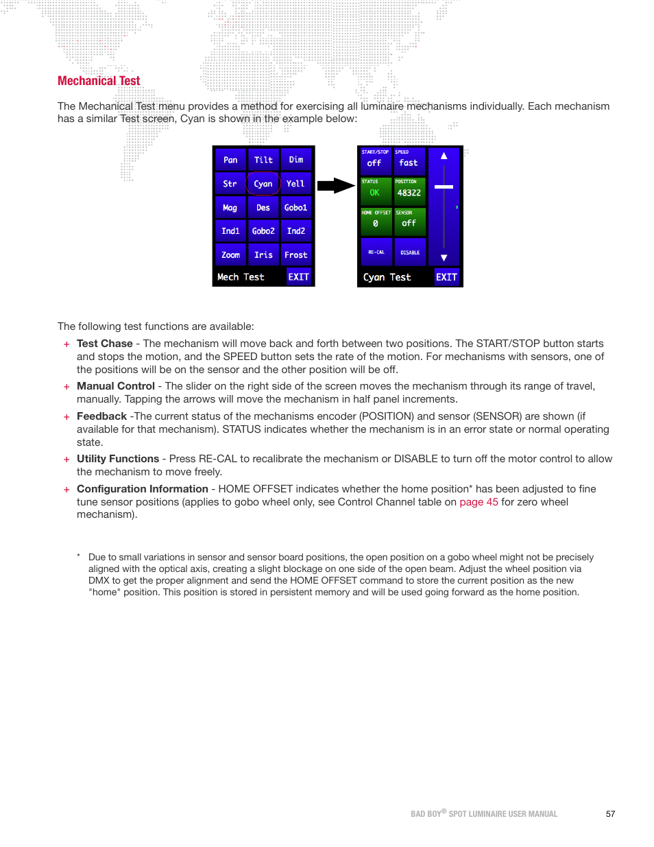 Mechanical test | PRG Bad Boy User Manual 1.6 User Manual | Page 65 / 104