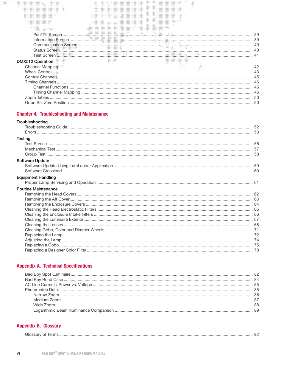 PRG Bad Boy User Manual 1.6 User Manual | Page 8 / 104