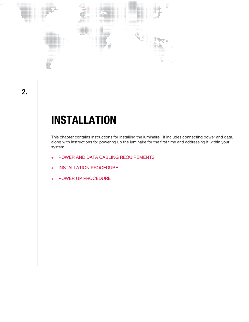 Installation, Chapter 2. installation | PRG AutoPar User Manual 2.1 User Manual | Page 15 / 48