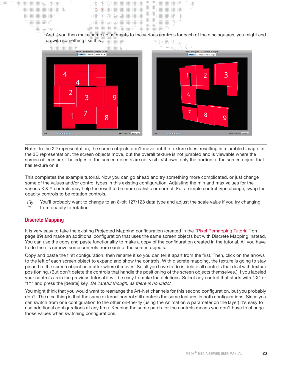 Discrete mapping | PRG Mbox Studio Manual 3.9 User Manual | Page 111 / 158