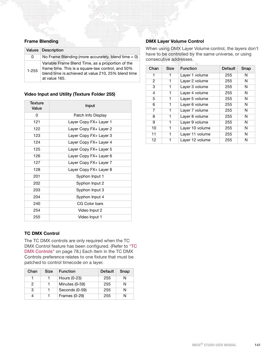 Frame blending | PRG Mbox Studio Manual 3.9 User Manual | Page 149 / 158