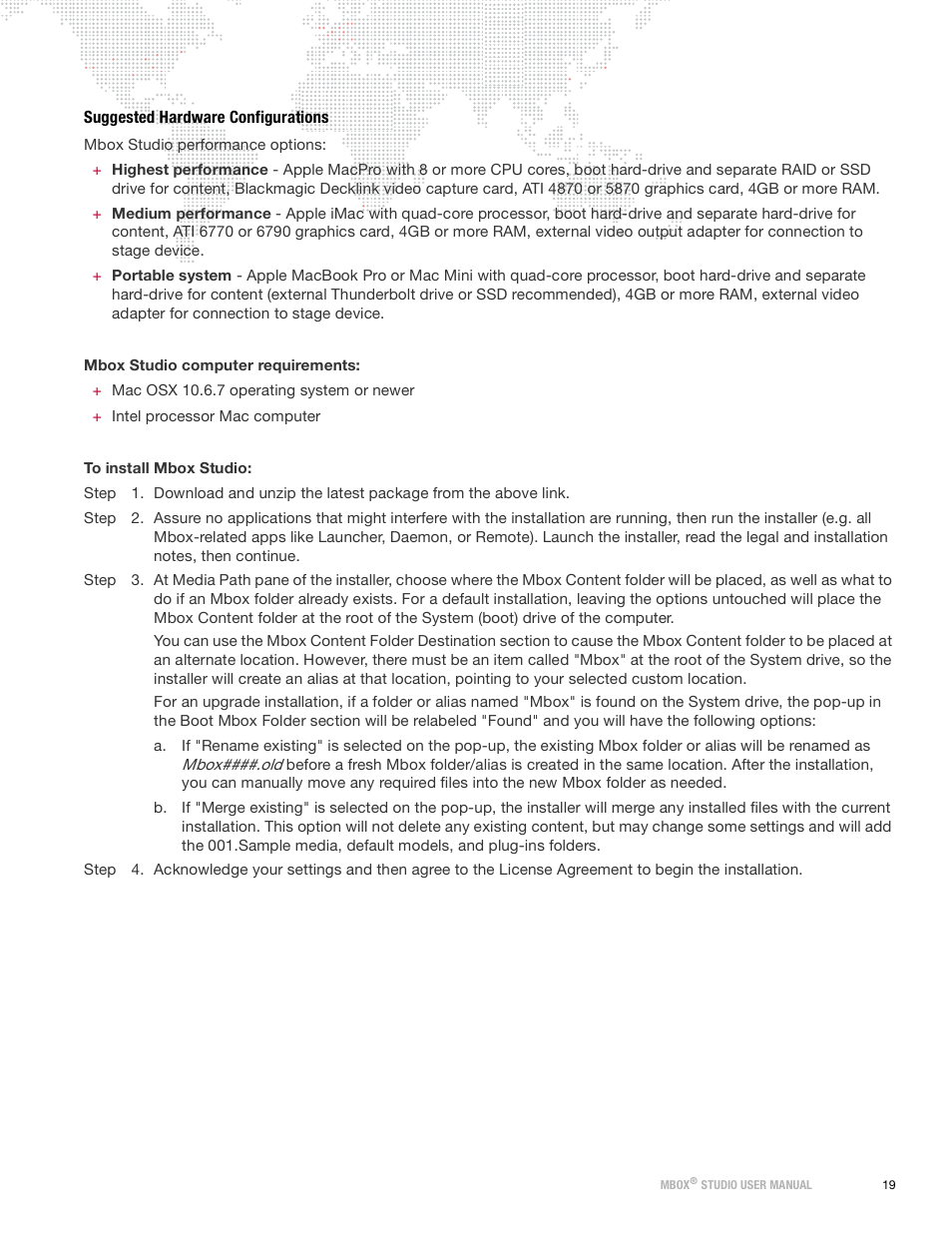 Suggested hardware configurations | PRG Mbox Studio Manual 3.9 User Manual | Page 27 / 158