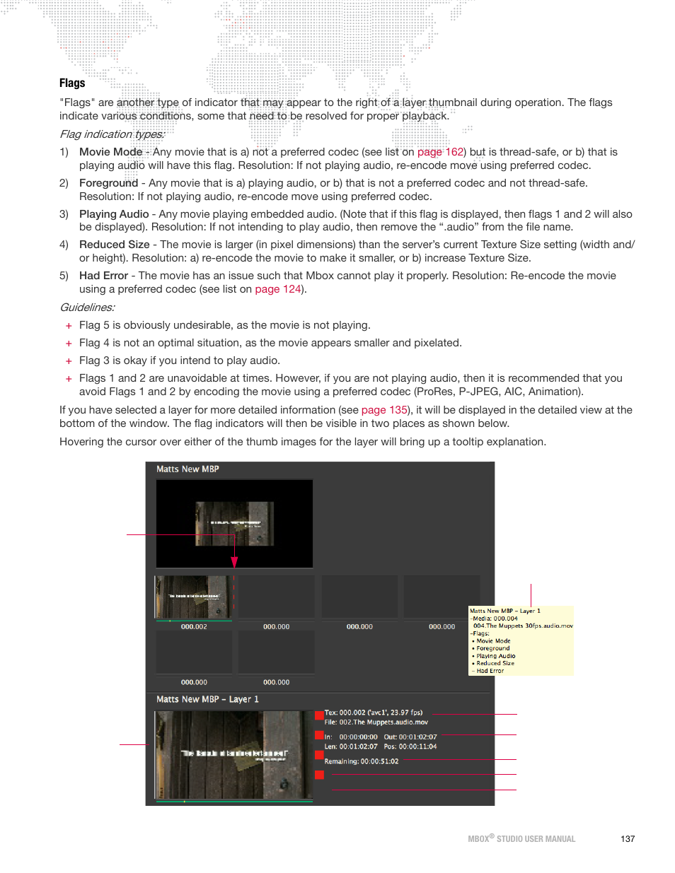 Flags | PRG Mbox Studio Manual 3.8 User Manual | Page 145 / 194