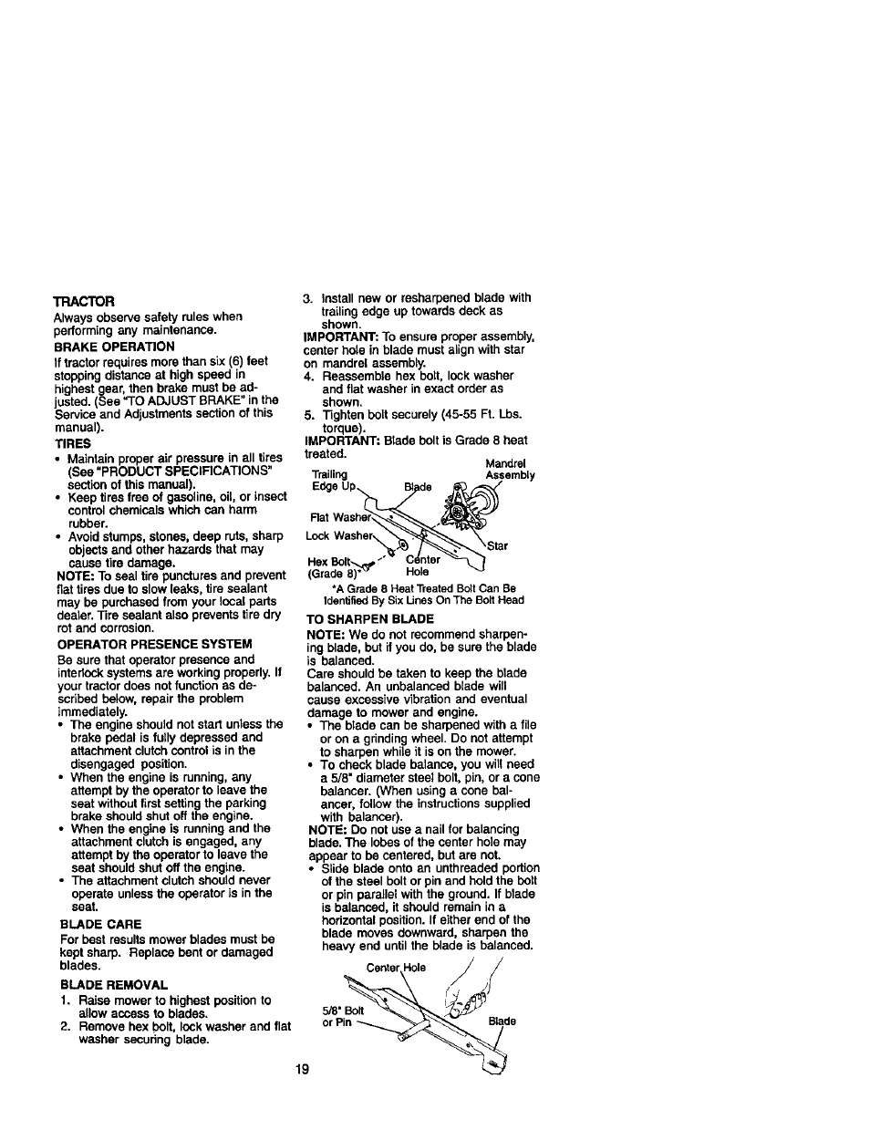 Tractor | Craftsman 917.272233 User Manual | Page 19 / 60