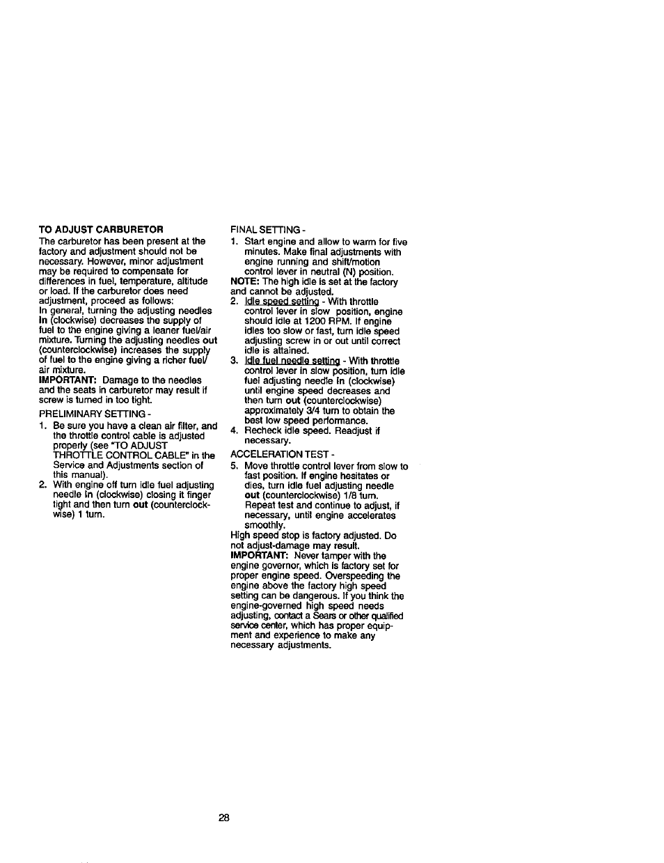 Craftsman 917.272233 User Manual | Page 28 / 60