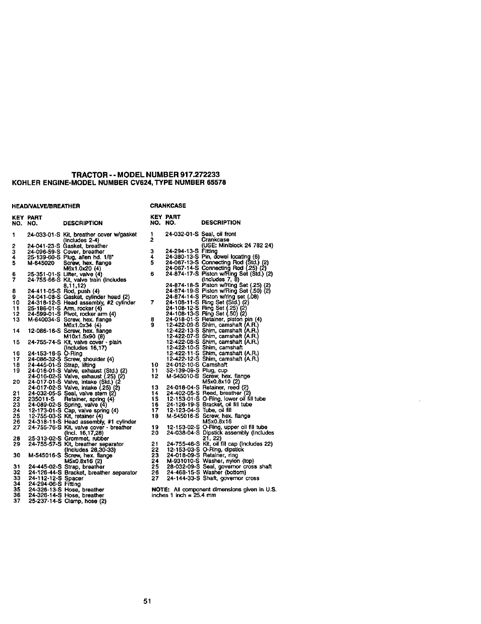 Craftsman 917.272233 User Manual | Page 51 / 60