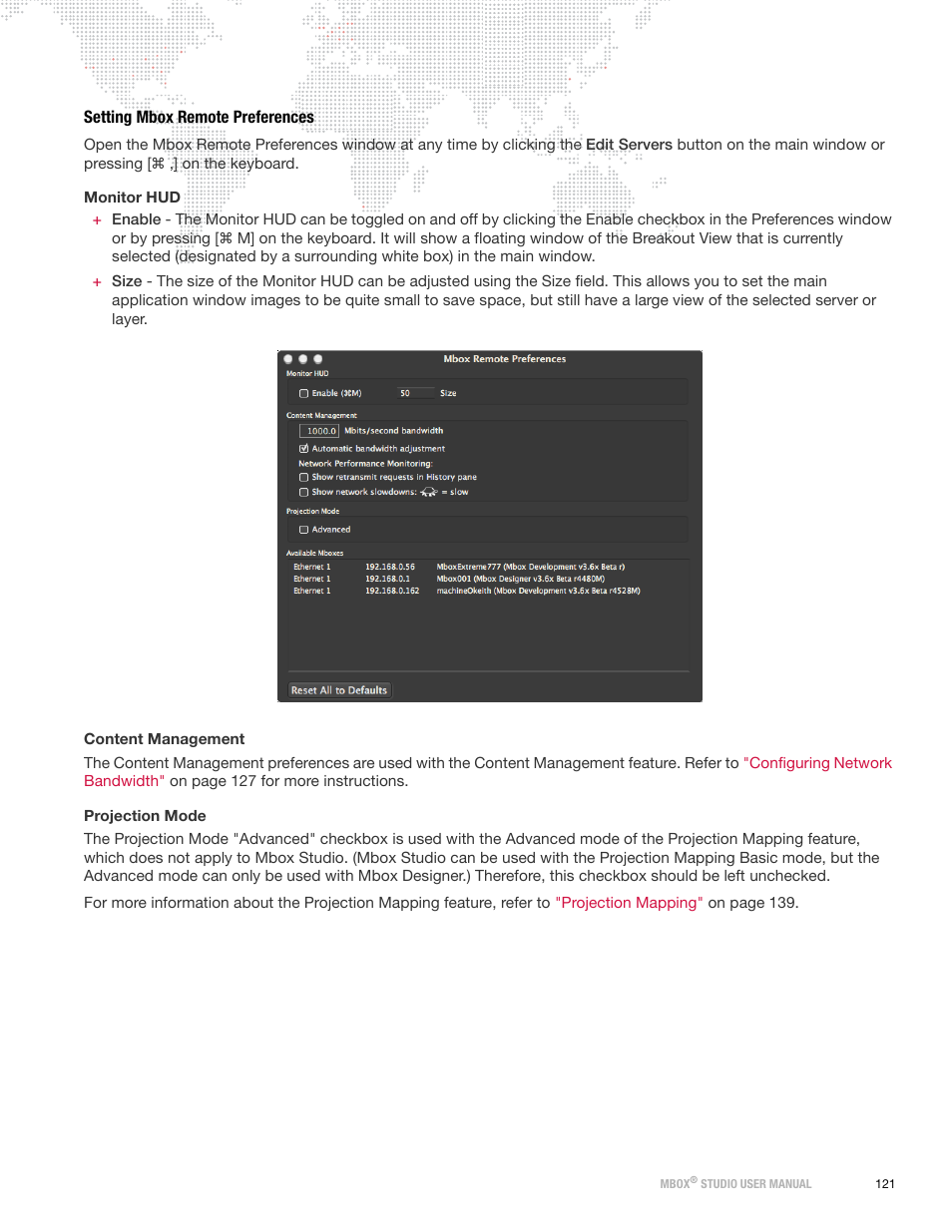 Setting mbox remote preferences | PRG Mbox Studio Manual v3.7 User Manual | Page 129 / 172