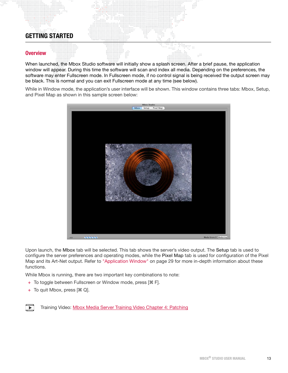 Getting started, Overview | PRG Mbox Studio Manual v3.7 User Manual | Page 21 / 172