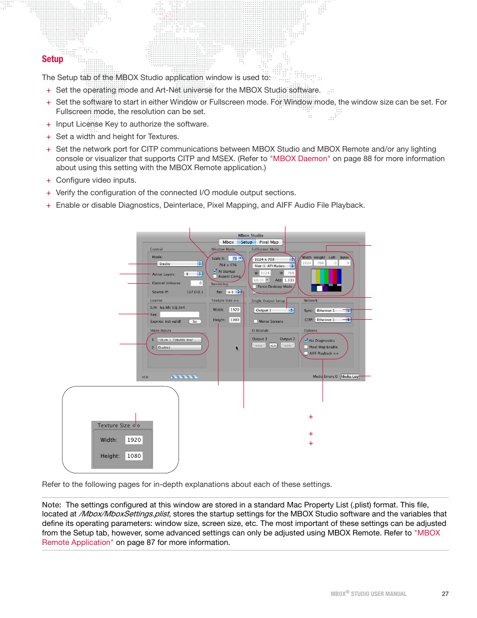 Setup | PRG Mbox Studio Manual v3.6.1 User Manual | Page 33 / 118