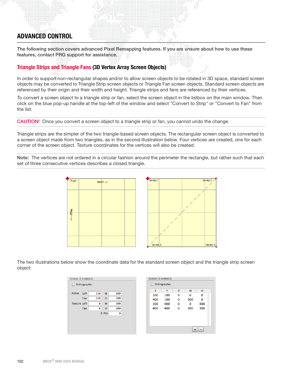 Advanced control | PRG Mbox Mini Manual 3.9 User Manual | Page 110 / 154