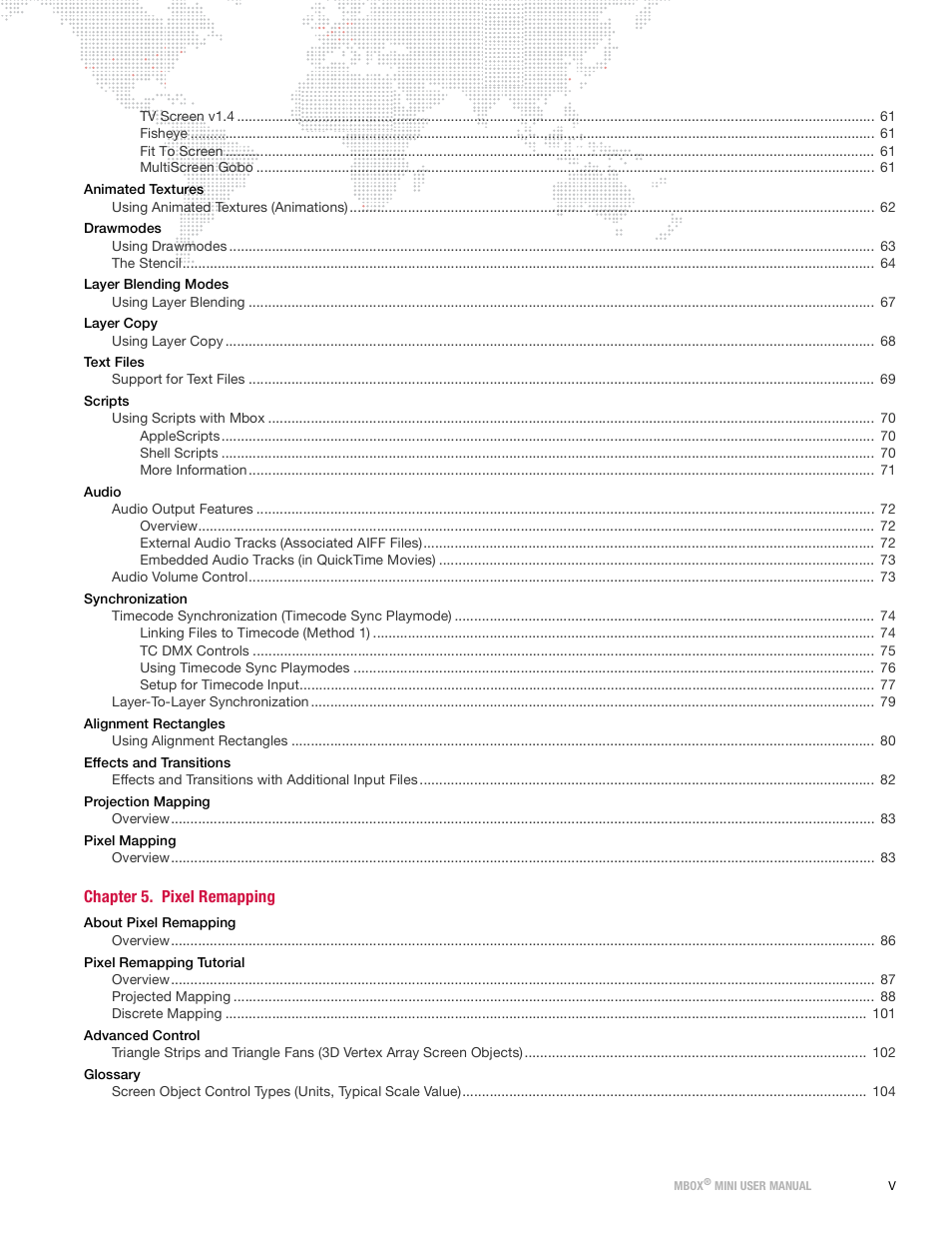 PRG Mbox Mini Manual 3.9 User Manual | Page 5 / 154