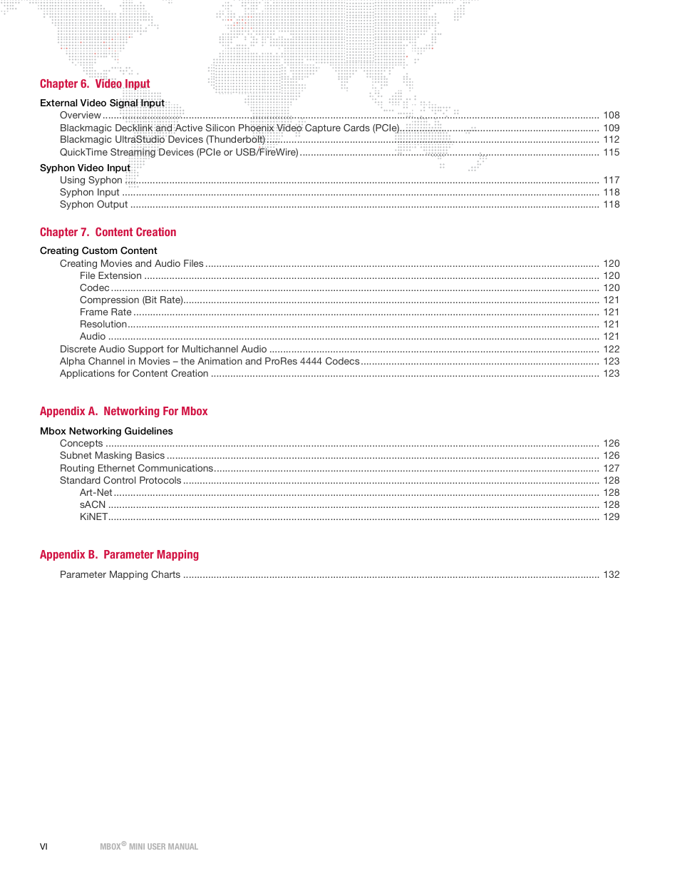 PRG Mbox Mini Manual 3.9 User Manual | Page 6 / 154