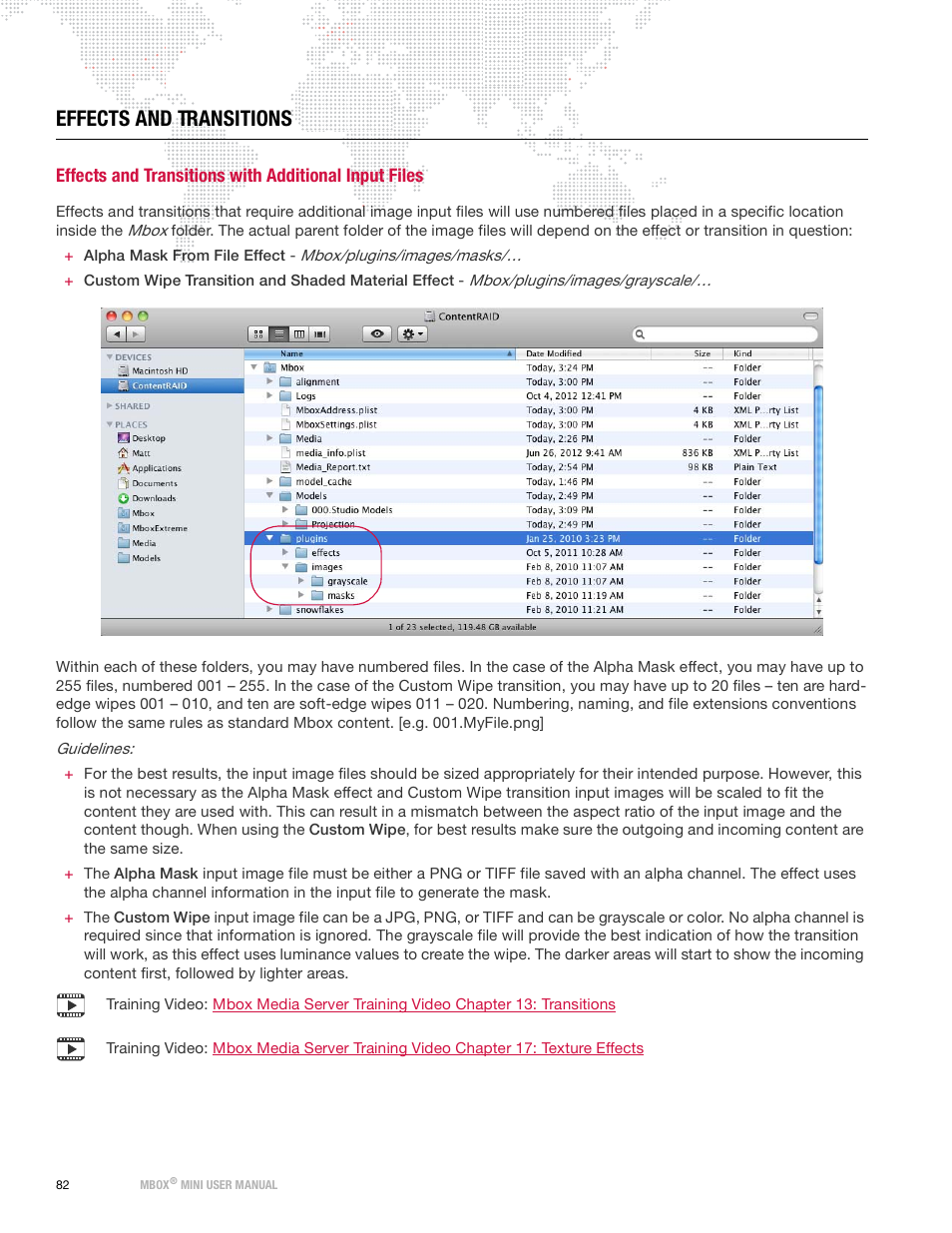 Effects and transitions | PRG Mbox Mini Manual 3.9 User Manual | Page 90 / 154