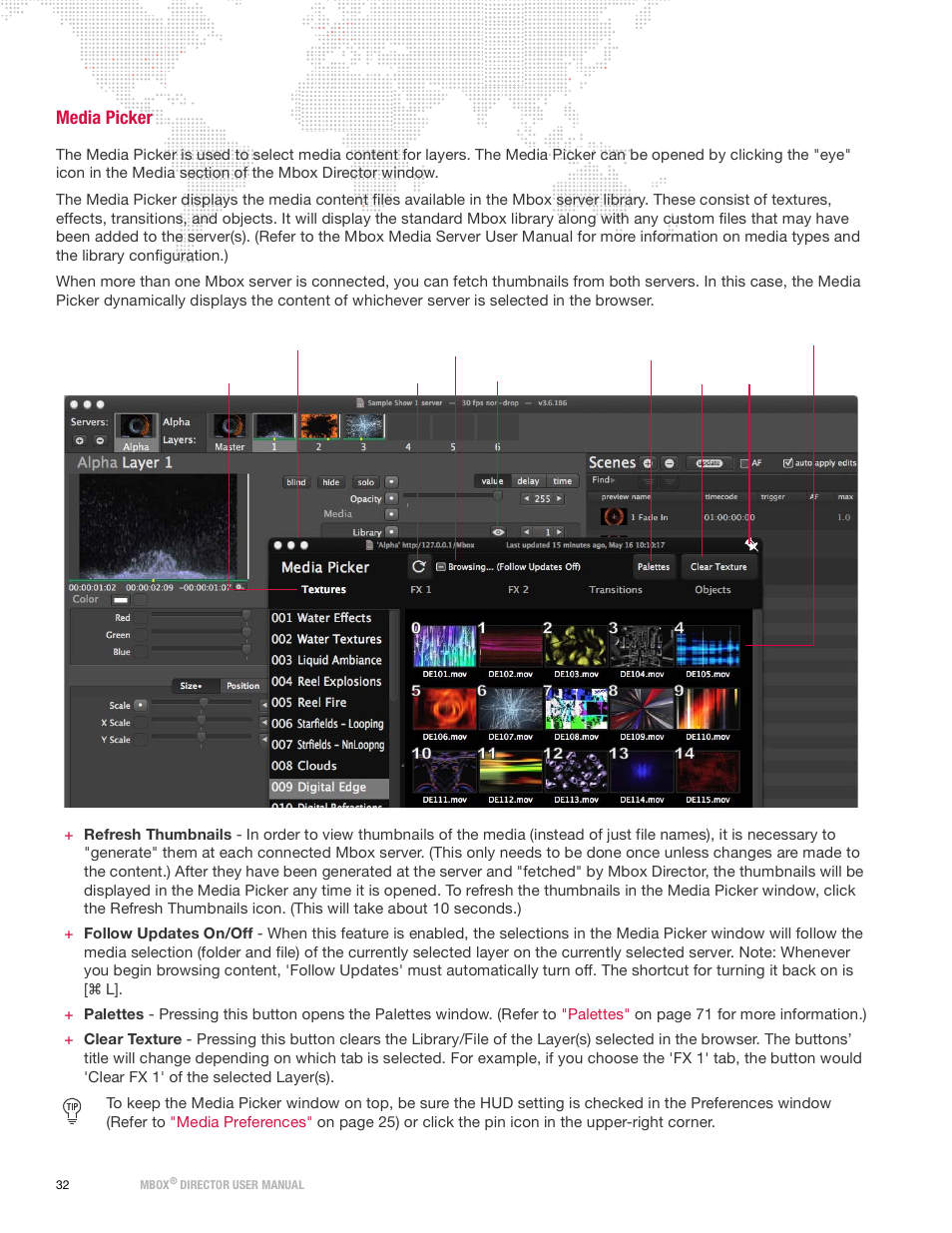 Media picker | PRG Mbox Director User Manual v3.9 User Manual | Page 38 / 112