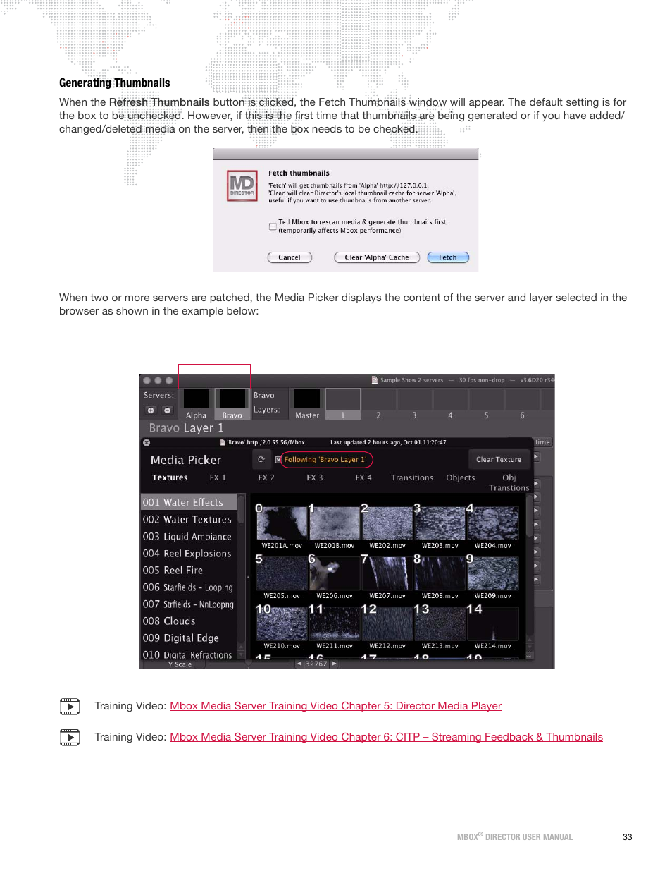 Generating thumbnails | PRG Mbox Director User Manual v3.9 User Manual | Page 39 / 112