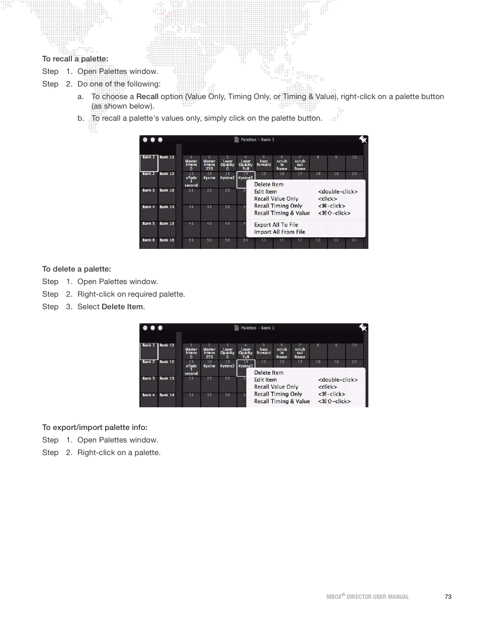 PRG Mbox Director User Manual v3.9 User Manual | Page 79 / 112