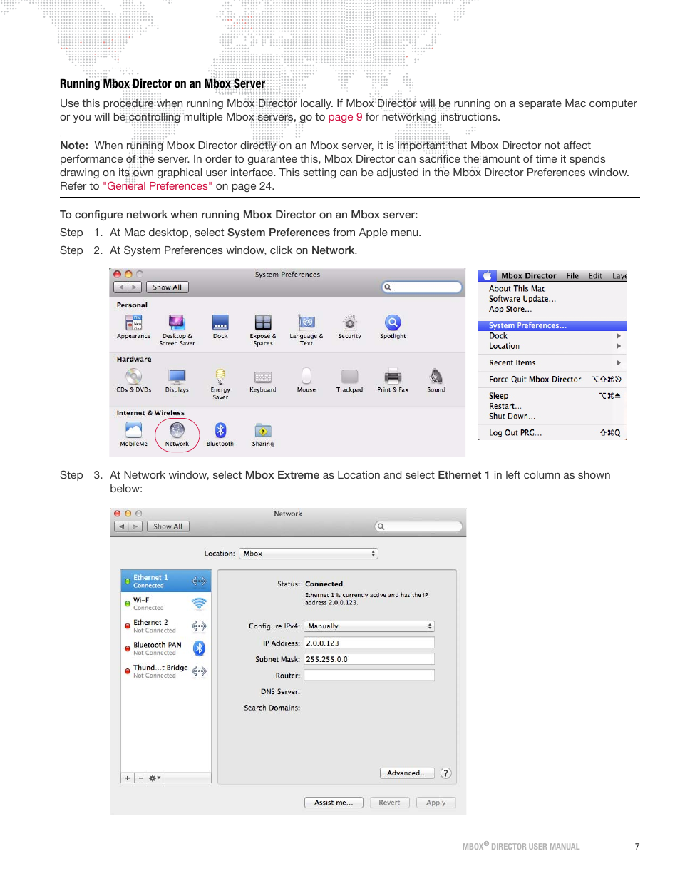 Running mbox director on an mbox server | PRG Mbox Director User Manual v3.8a User Manual | Page 13 / 108