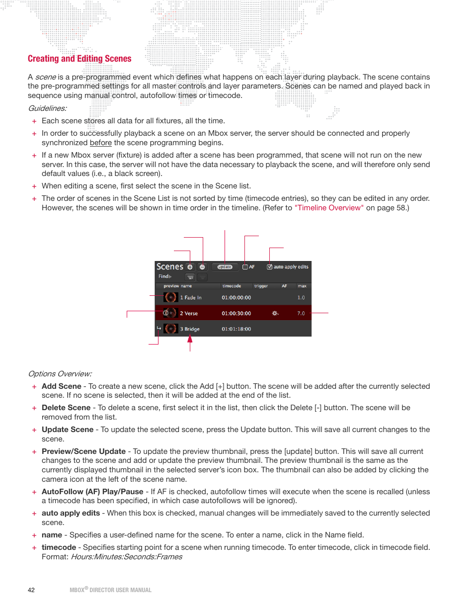 Creating and editing scenes | PRG Mbox Director User Manual v3.8a User Manual | Page 48 / 108