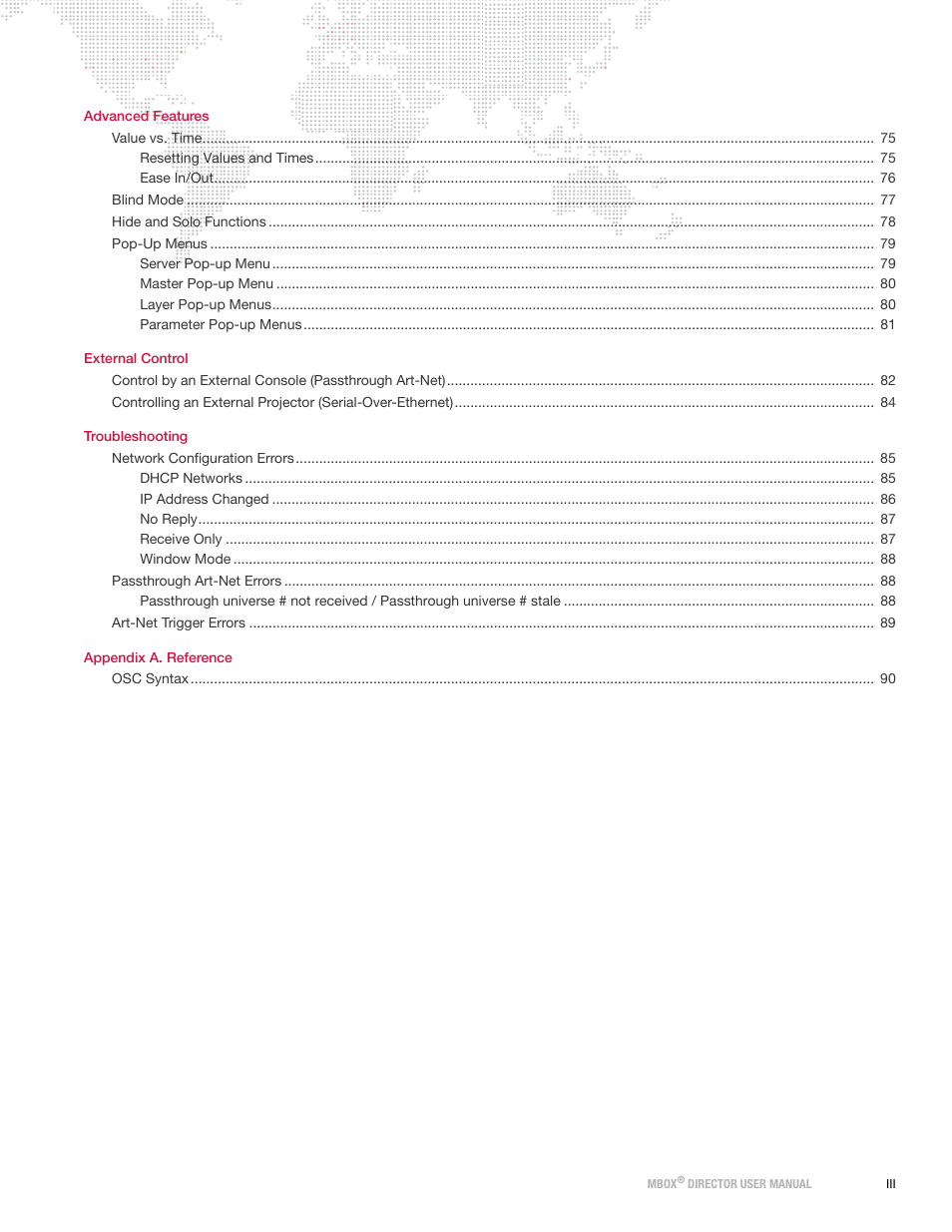 PRG Mbox Director User Manual v3.8a User Manual | Page 5 / 108