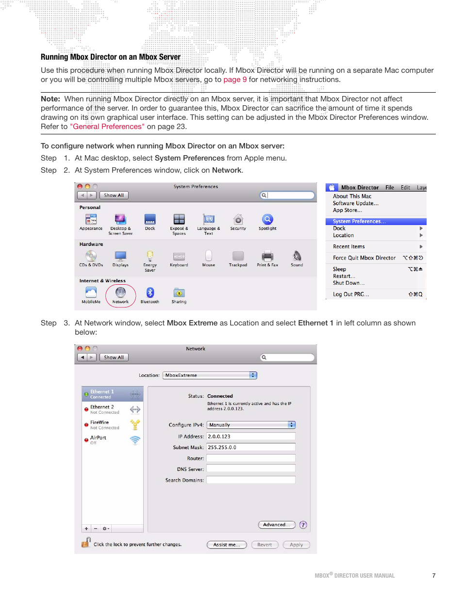 Running mbox director on an mbox server | PRG Mbox Director User Manual v3.7 User Manual | Page 13 / 80