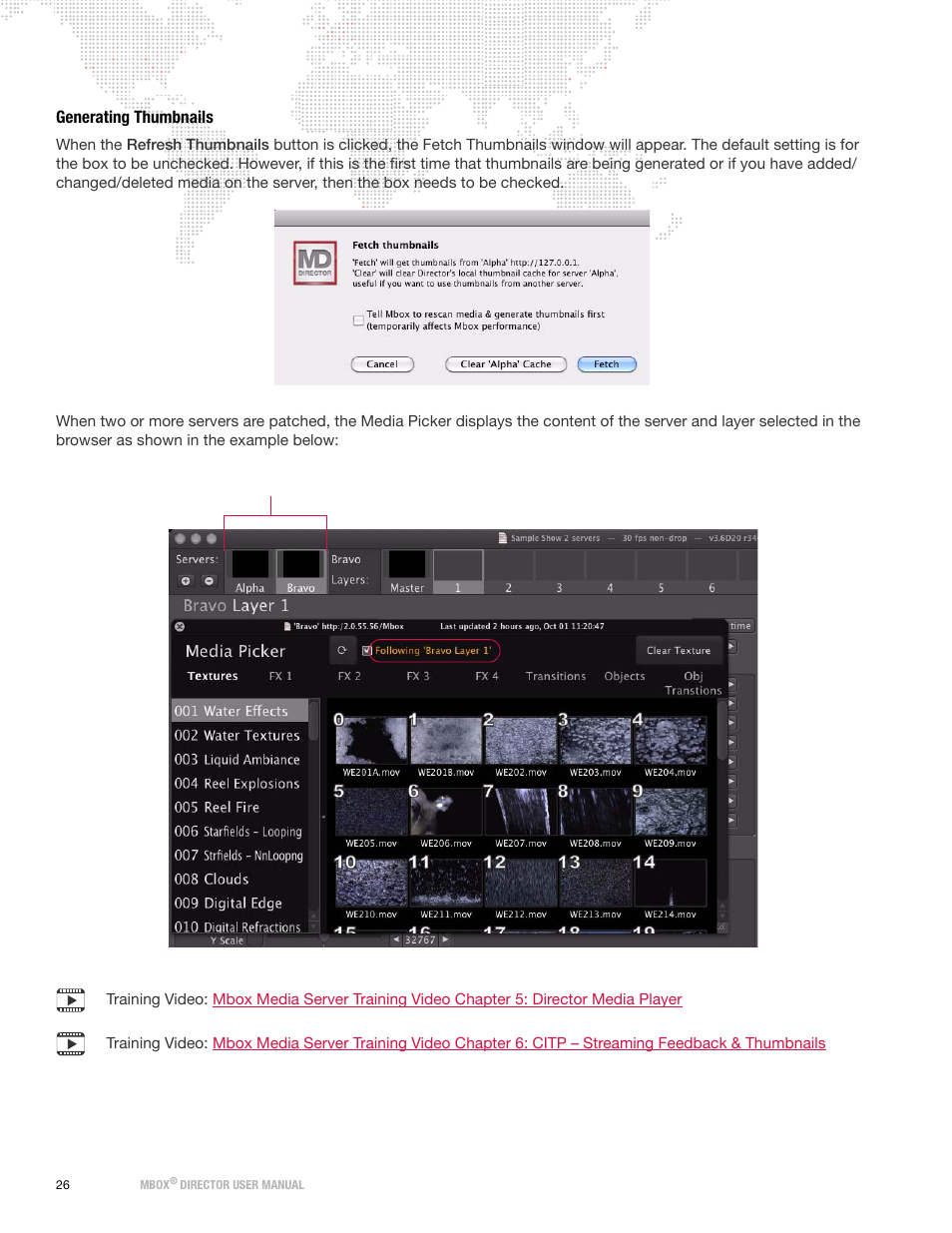 Generating thumbnails | PRG Mbox Director User Manual v3.7 User Manual | Page 32 / 80