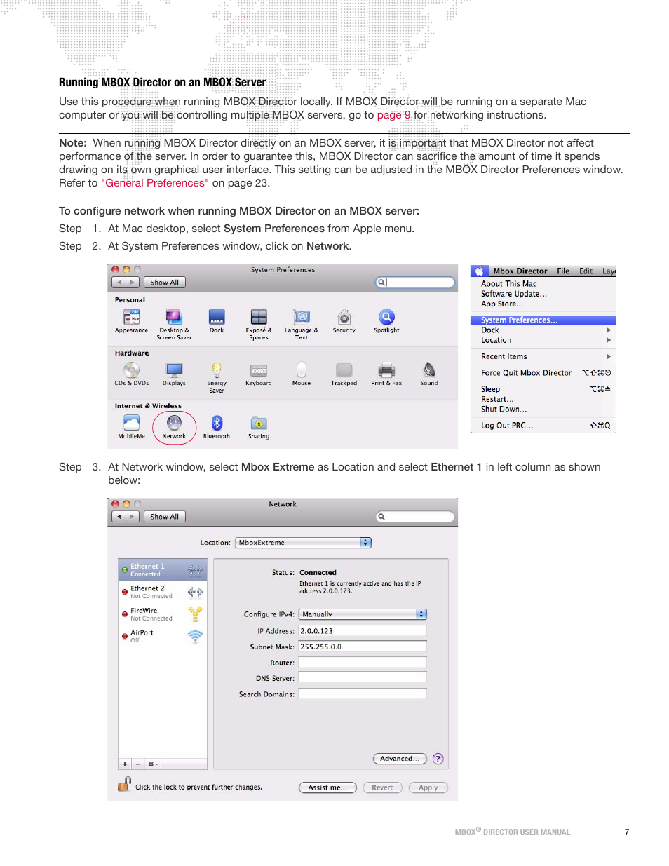 Running mbox director on an mbox server | PRG Mbox Director User Manual v3.6.1 User Manual | Page 13 / 80