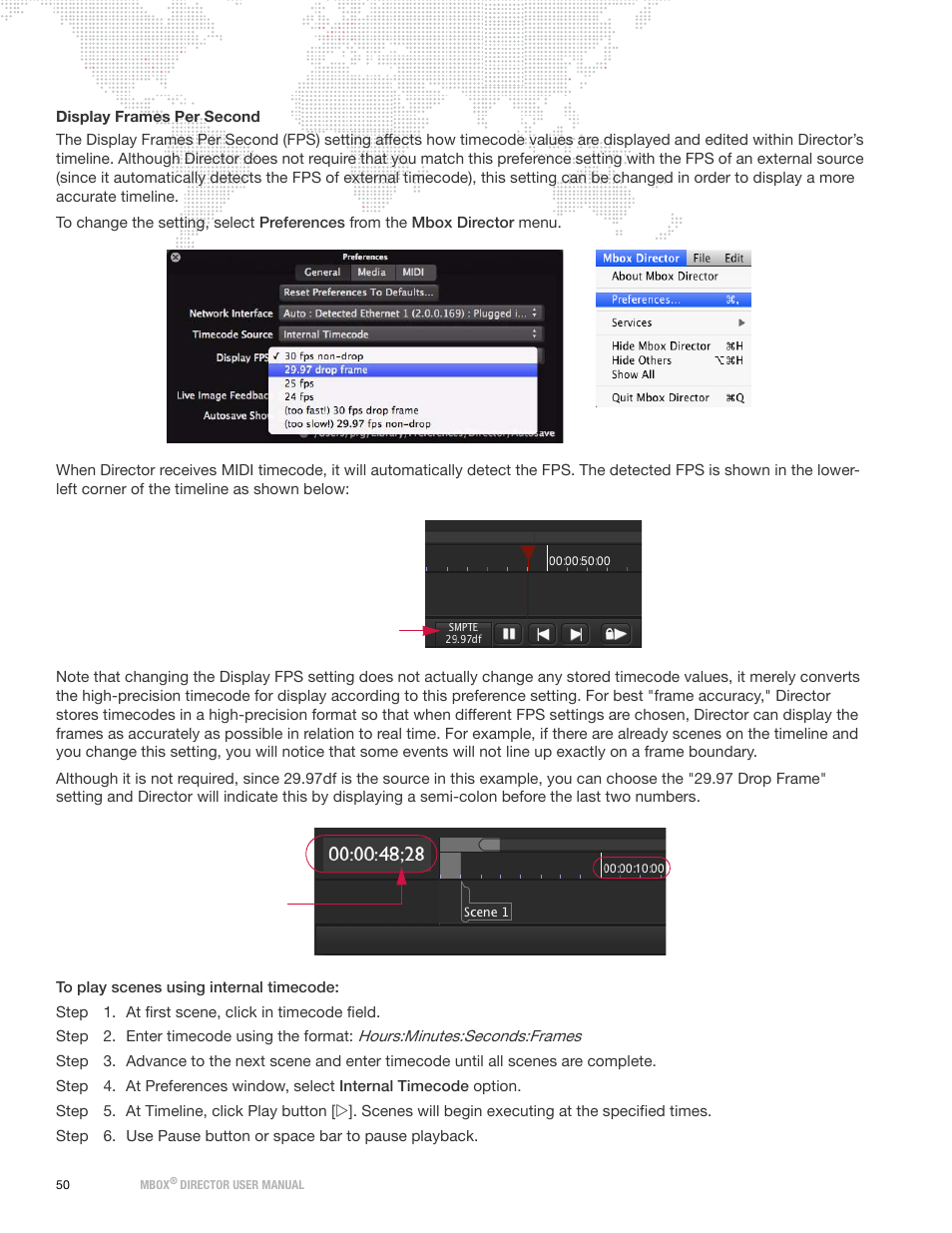 Display frames per second | PRG Mbox Director User Manual v3.6.1 User Manual | Page 56 / 80