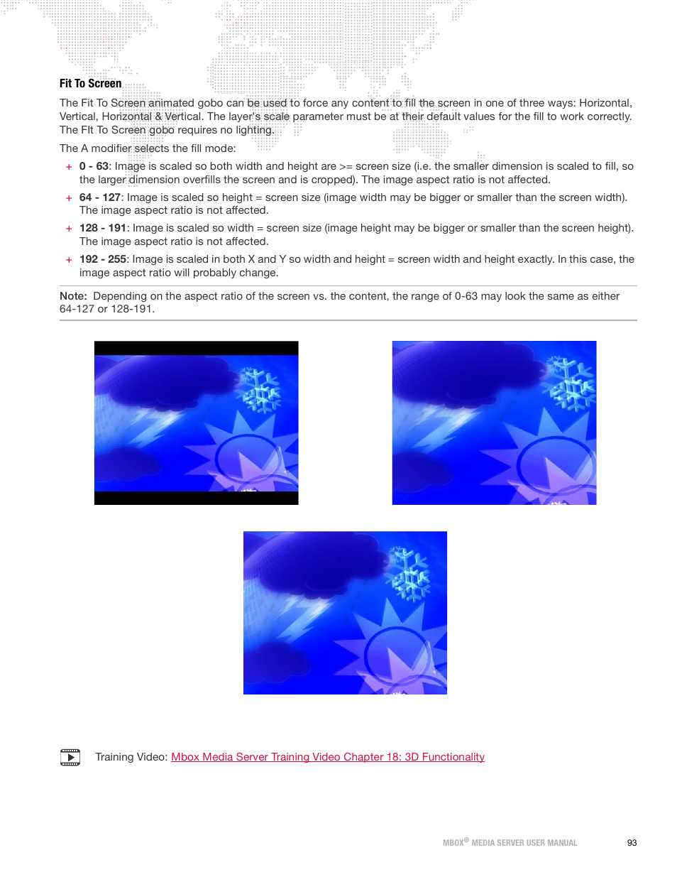 Fit to screen | PRG Mbox Designer Manual 3.9 User Manual | Page 101 / 206