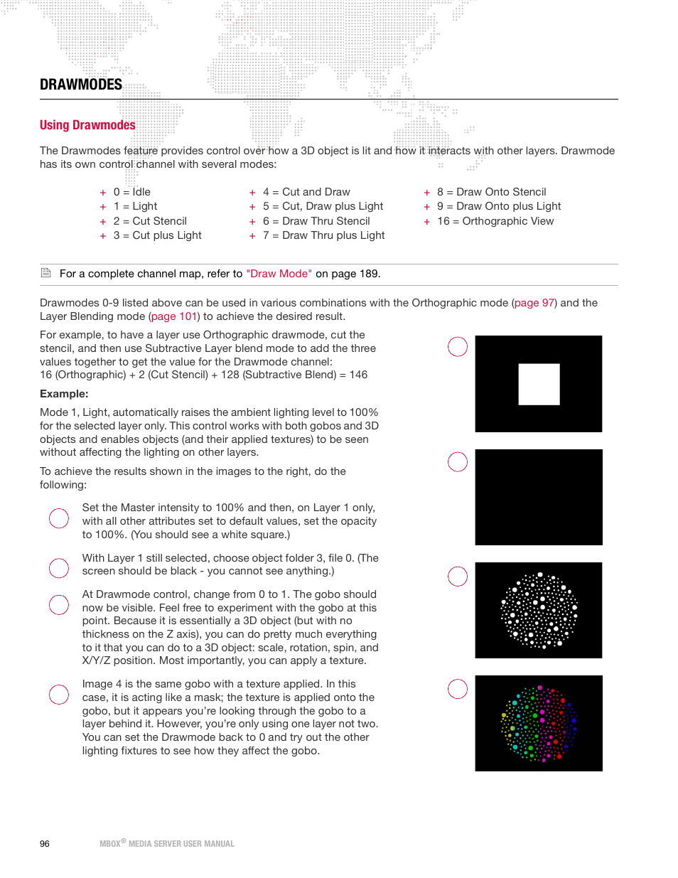 Drawmodes, Using drawmodes | PRG Mbox Designer Manual 3.9 User Manual | Page 104 / 206