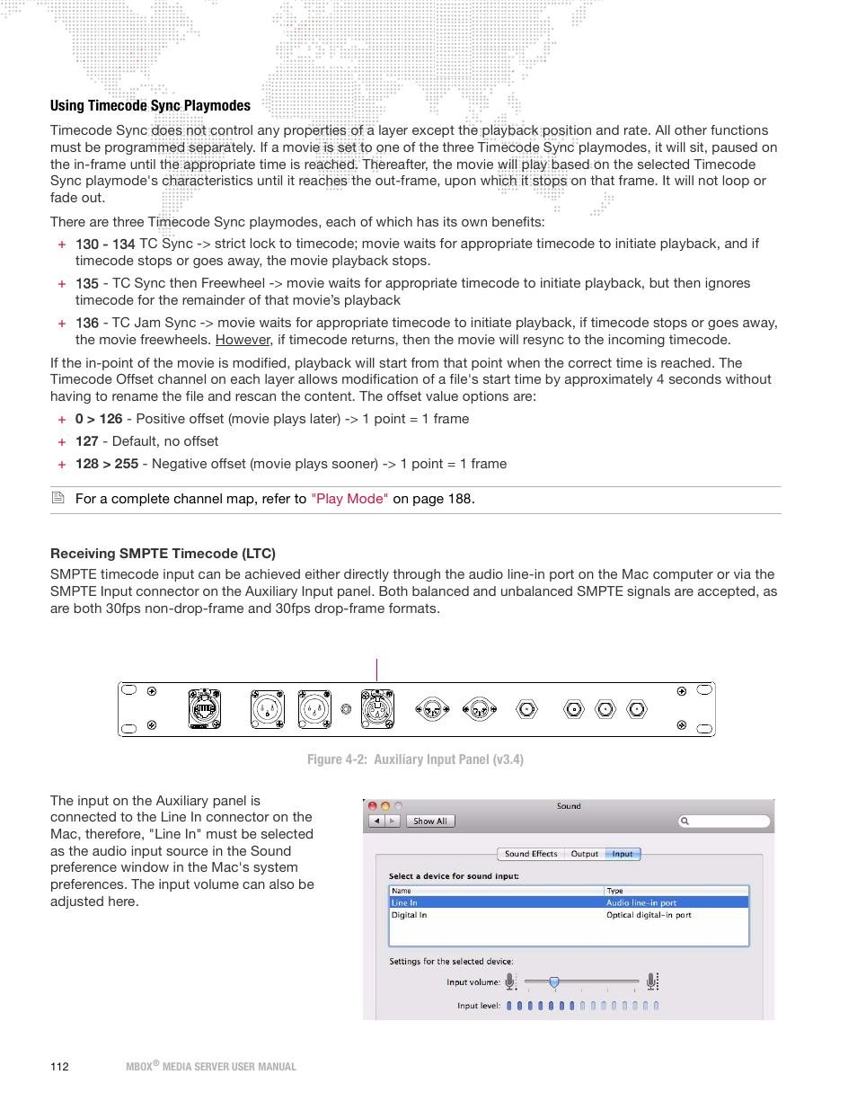Using timecode sync playmodes | PRG Mbox Designer Manual 3.9 User Manual | Page 120 / 206