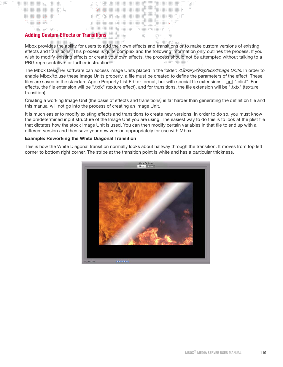 Adding custom effects or transitions | PRG Mbox Designer Manual 3.9 User Manual | Page 127 / 206