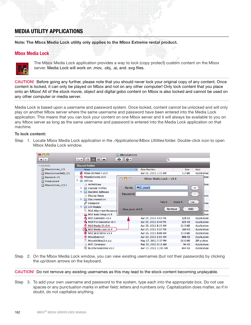 Media utility applications, Mbox media lock | PRG Mbox Designer Manual 3.9 User Manual | Page 170 / 206