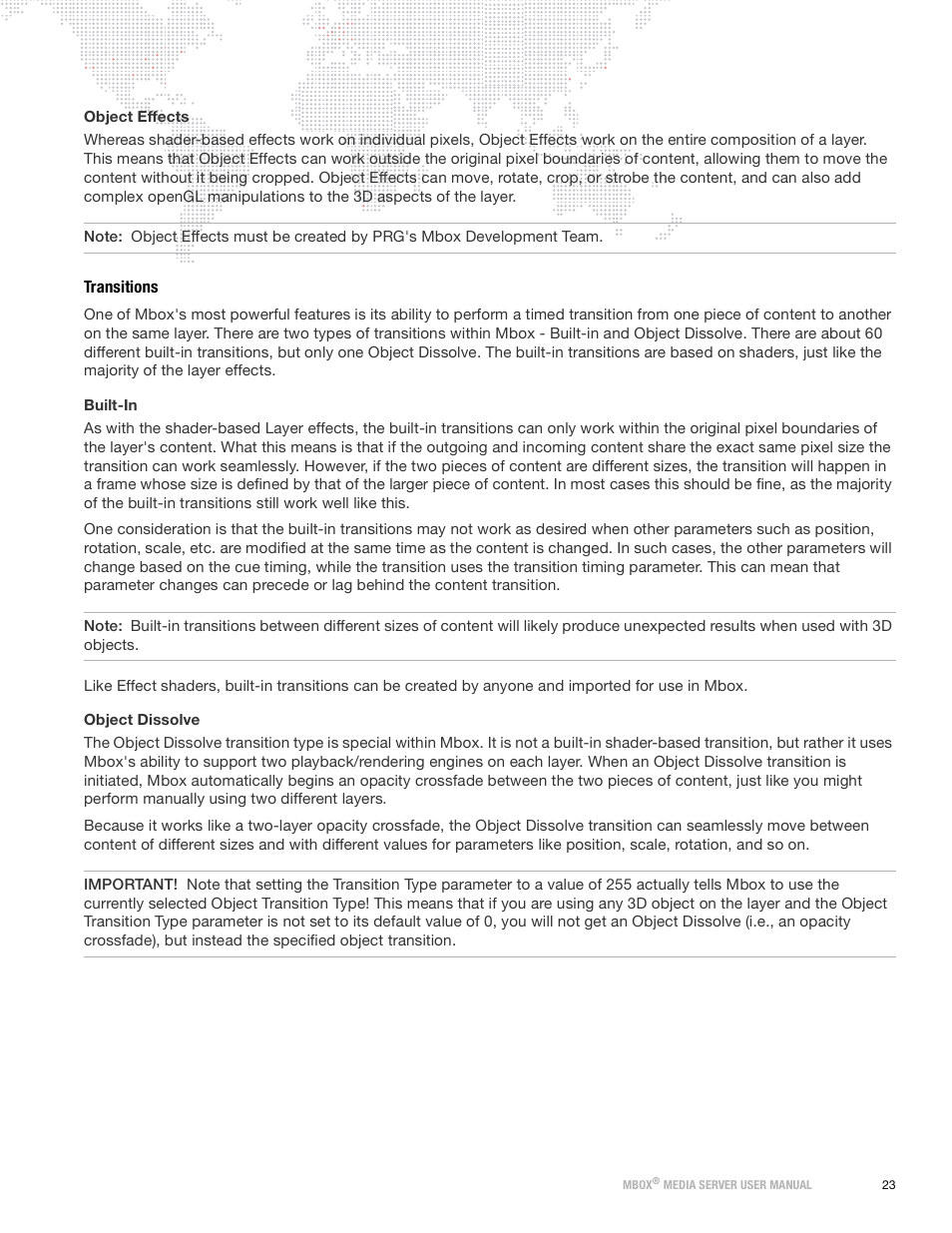 Transitions | PRG Mbox Designer Manual 3.9 User Manual | Page 31 / 206