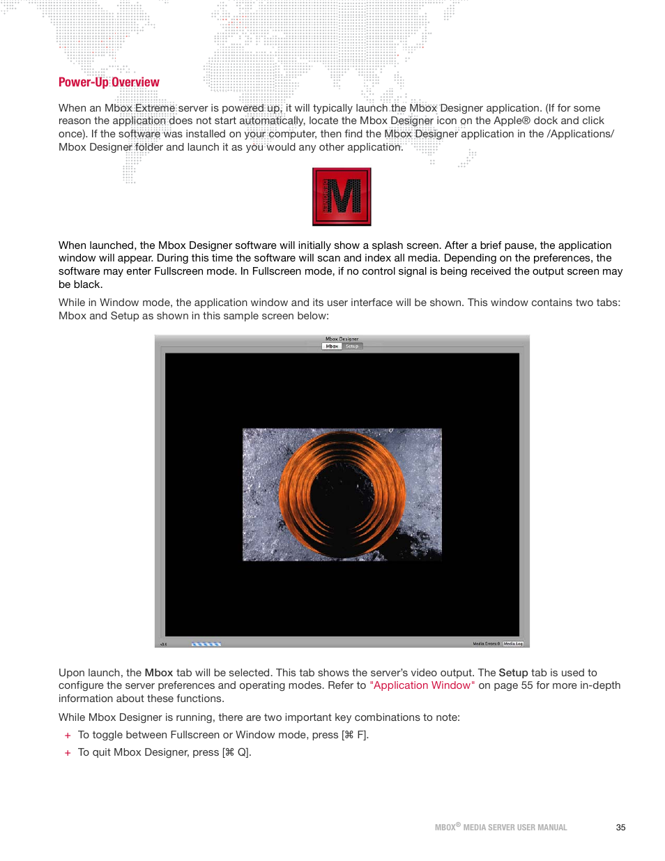 Power-up overview | PRG Mbox Designer Manual 3.9 User Manual | Page 43 / 206