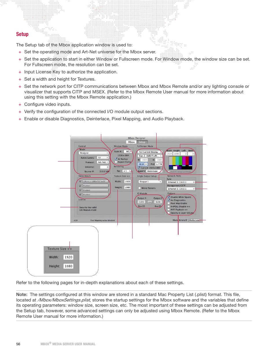 Setup | PRG Mbox Designer Manual 3.9 User Manual | Page 64 / 206