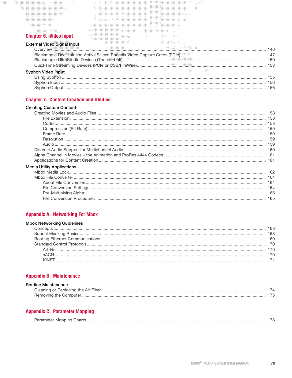 PRG Mbox Designer Manual 3.9 User Manual | Page 7 / 206