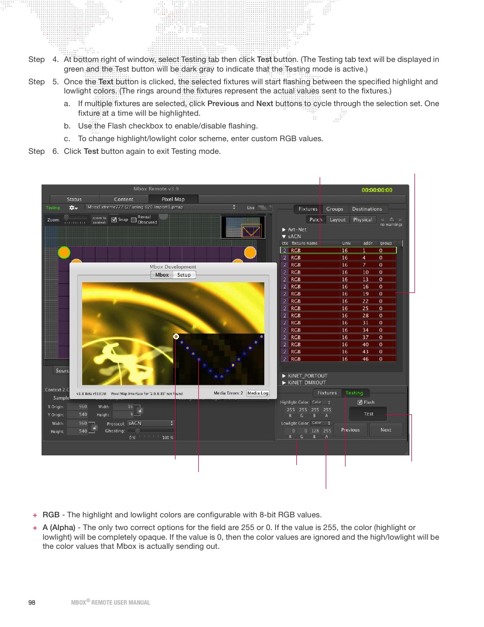 PRG Mbox Remote Manual 3.9 User Manual | Page 104 / 114
