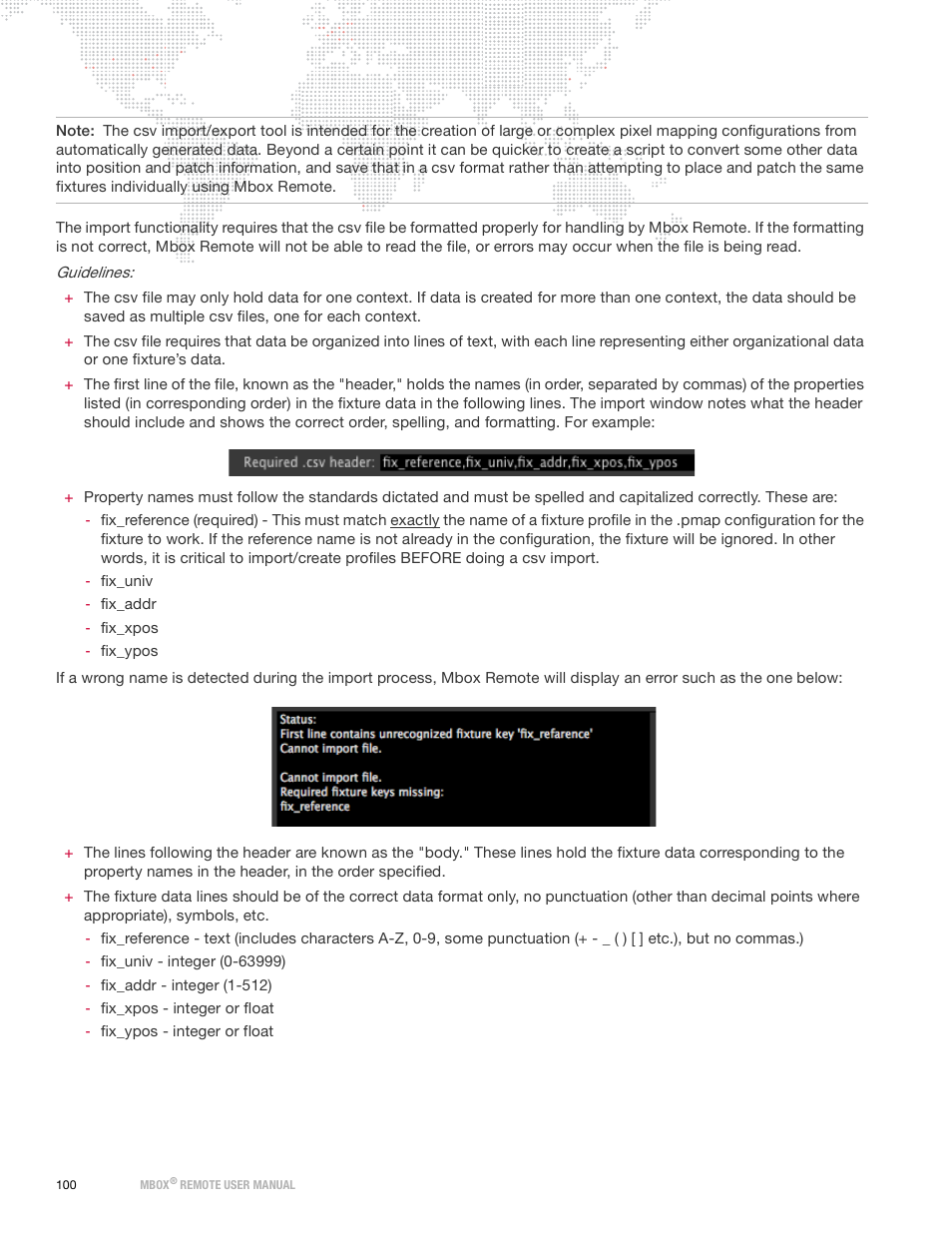 PRG Mbox Remote Manual 3.9 User Manual | Page 106 / 114